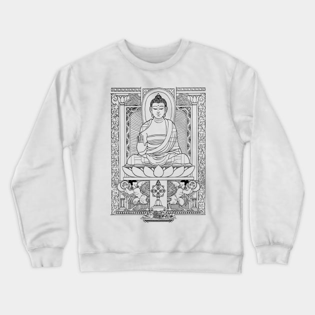 Buddha 2.0 Crewneck Sweatshirt by pandascool